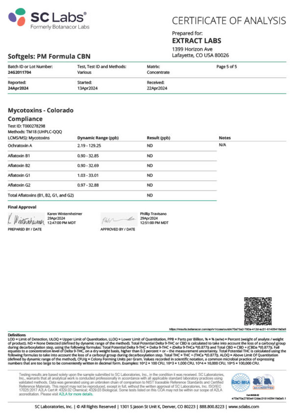 Cannabinol PM Formula CBN Sleep Soft gels - Image 6