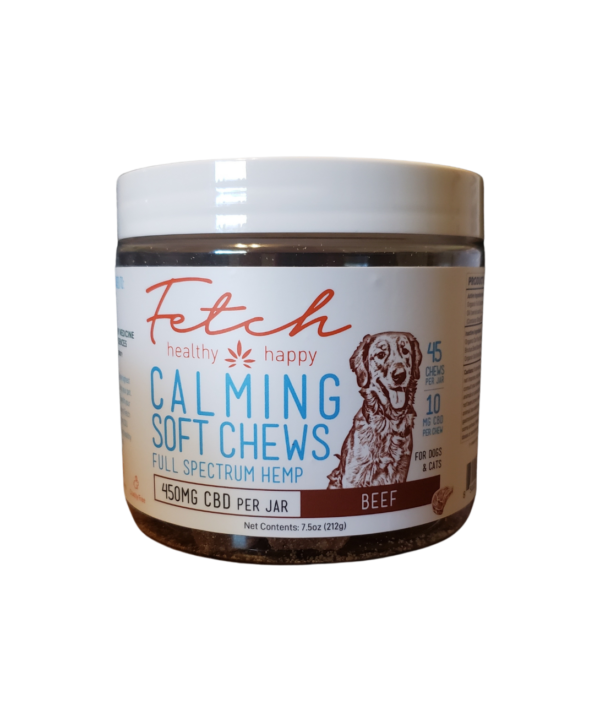 Calming Soft Chews for Dogs and Cats. Beef Flavor